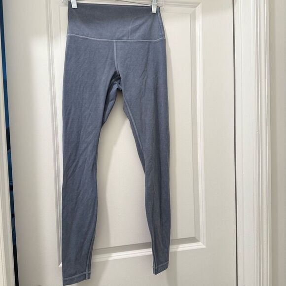 Lululemon Wunder Under High-Rise Tight Full-On Luxtreme Washed Moon Blue size 6 - Picture 2 of 4
